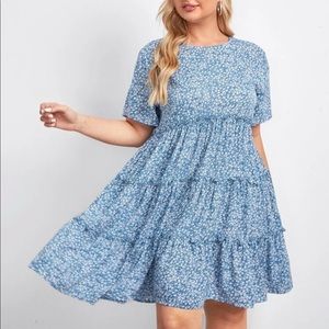 Floral Smock Dress
